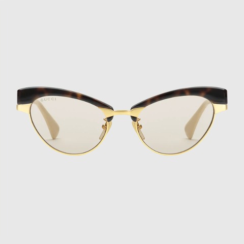 유럽직배송 구찌 선글라스 GUCCI Cat-eye sunglasses with interchangeable frame 706745I33308091