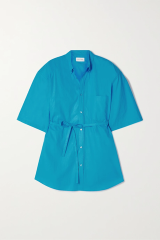 유럽직배송 프랭키샵 셔츠 FRANKIE SHOP Udine oversized belted cotton-poplin shirt 1647597283494316