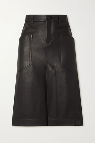유럽직배송 페타르페트로브 스커트 PETAR PETROV Rima paneled leather skirt 42247633209125992