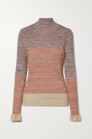 유럽직배송 울라존슨 스웨터 ULLA JOHNSON Violette striped ribbed-knit turtleneck sweater 1647597284340241