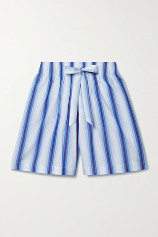 유럽직배송 TEKLA Striped organic cotton-poplin shorts 38063312419151747