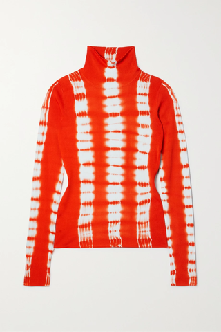 유럽직배송 프로엔자슐러 PROENZA SCHOULER Tie-dyed stretch-knit turtleneck top 43769801096178796
