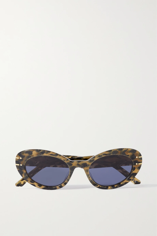 유럽직배송 디올 선글라스 DIOR EYEWEAR Signature tortoiseshell acetate and gold-tone cat-eye sunglasses 1647597285160728