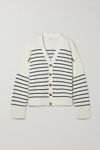 유럽직배송 라린 가디건 LA LIGNE Sailor striped cotton-jacquard cardigan 43769801098381343