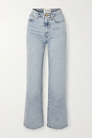 유럽직배송 TOVE Sofie recycled mid-rise straight-leg jeans 45666037504287325