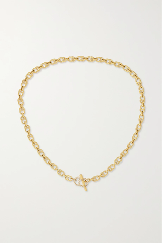 유럽직배송 COURBET Céleste 18-karat recycled gold laboratory-grown diamond necklace 42247633208883534