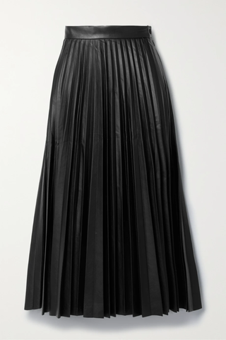 유럽직배송 메종마르지엘라 스커트 MM6 MAISON MARGIELA Pleated faux leather midi skirt 1647597284242337
