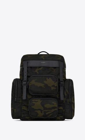 유럽직배송 입생로랑 백팩 SAINT LAURENT city multi-pocket backpack in smooth leather and nylon 437110GT57Z3076