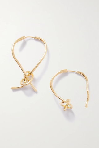 유럽직배송 컴플리티드워크 귀걸이 COMPLETEDWORKS Woven gold-plated earrings 1647597278874980