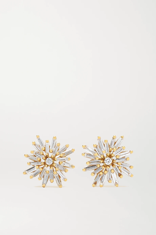 유럽직배송 수잔케일런 귀걸이 SUZANNE KALAN 18-karat gold diamond earrings 18706561955849058