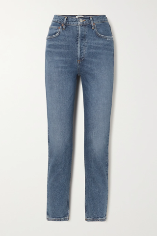 유럽직배송 에이골디 청바지 AGOLDE Riley cropped high-rise straight-leg jeans 1647597284497053