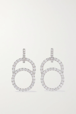 유럽직배송 COURBET Céleste 18-karat recycled white gold laboratory-grown diamond earrings 42247633208883513