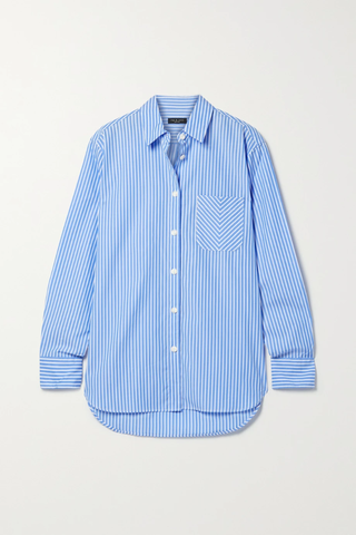 유럽직배송 랙앤본 셔츠 RAG &amp; BONE Maxine striped cotton-poplin shirt 1647597276113256