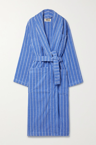 유럽직배송 TEKLA Striped organic cotton-terry robe 38063312419151750