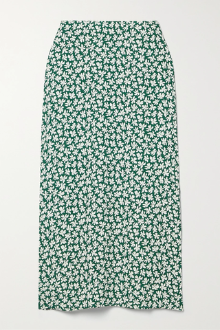 유럽직배송 리포메이션 스커트 REFORMATION Phoebe floral-print crepe midi skirt 1647597285729294