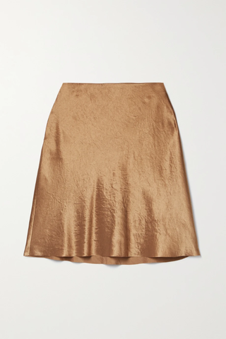 유럽직배송 빈스 미니스커트 VINCE Crinkled-satin mini skirt 1647597277598752