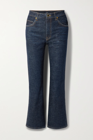 유럽직배송 카이트 청바지 KHAITE Vivian cropped high-rise bootcut jeans 43769801095783197