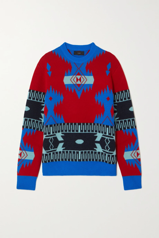 유럽직배송 알라누이 스웨터 ALANUI Icon jacquard-knit wool sweater 45666037504920343