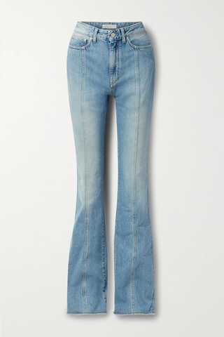 유럽직배송 알레산드라리치 청바지 ALESSANDRA RICH Embroidered high-rise flared jeans 1647597278312108