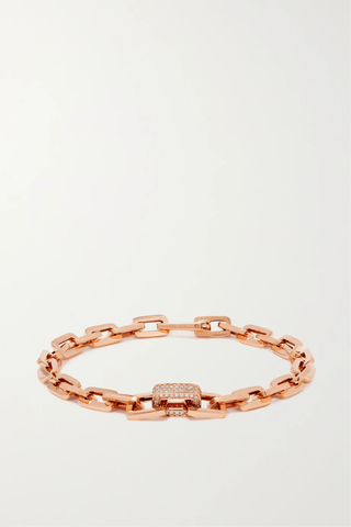 유럽직배송 SHAY Mini Deco Link 18-karat rose gold diamond bracelet 1647597284217540