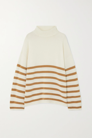 유럽직배송 프레임 스웨터 FRAME Striped cashmere turtleneck sweater 46376663162798883