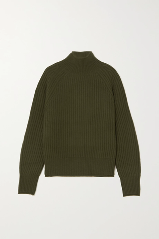 유럽직배송 얼루드 스웨터 ALLUDE Ribbed cashmere turtleneck sweater 1647597275993953
