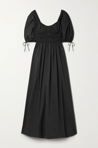 유럽직배송 스타우드 원피스 STAUD Faye shirred cotton-blend poplin maxi dress 1647597286234557