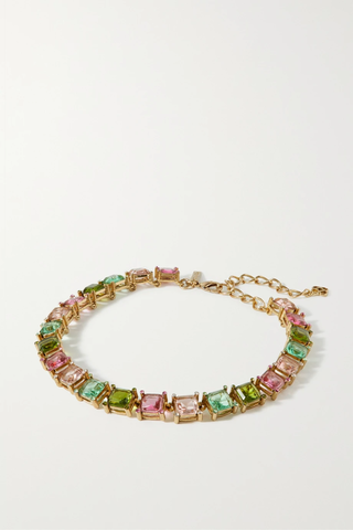 유럽직배송 오스카르데라렌타 목걸이 OSCAR DE LA RENTA Gold-tone crystal necklace 1647597278872015