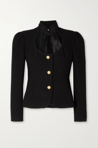 유럽직배송 알레산드라리치 자켓 ALESSANDRA RICH Cord-trimmed cutout wool-blend bouclé jacket 1647597278312102