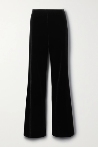 유럽직배송 더로우 팬츠 THE ROW Padma cotton and silk-blend velvet straight-leg pants 1647597276185873