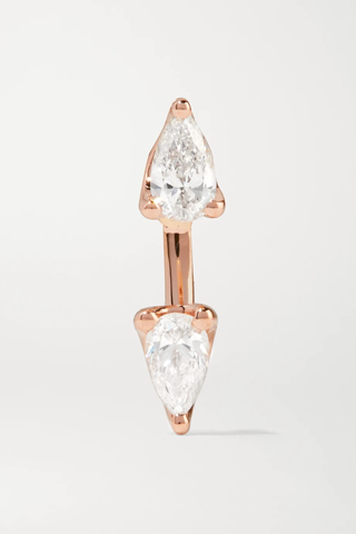 유럽직배송 아니타고 귀걸이 ANITA KO Orbit 18-karat rose gold diamond earring 17957409494507976
