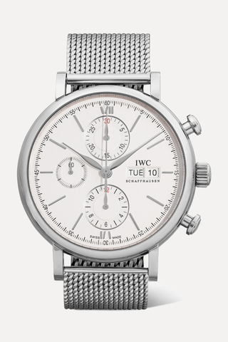 유럽직배송 IWC SCHAFFHAUSEN Portofino Automatic Chronograph 42mm stainless steel watch 9679066508384561
