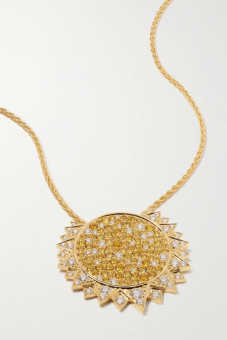 유럽직배송 피아제 목걸이 PIAGET Sunlight 18-karat rose gold, sapphire and diamond necklace 16114163150979875