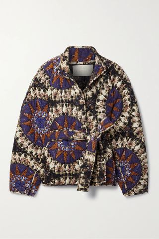 유럽직배송 울라존슨 자켓 ULLA JOHNSON Paige patchwork quilted printed cotton jacket 1647597284340507
