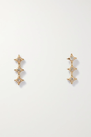 유럽직배송 스톤앤스트랜드 귀걸이 STONE AND STRAND Bright Lights 10-karat gold diamond earrings 1647597279304690