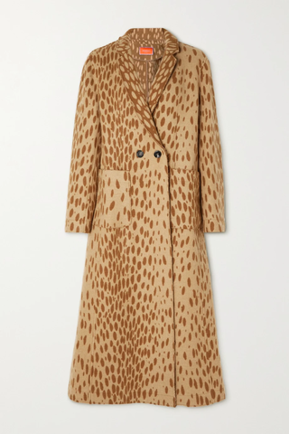 유럽직배송 라더블제이 코트 LA DOUBLEJ Double-breasted wool-blend jacquard coat 46376663162710972