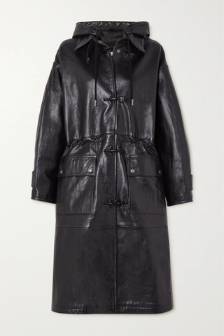 유럽직배송 아크네스튜디오 코트 ACNE STUDIOS Oversized hooded leather coat 1647597285300536