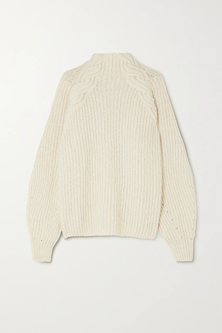 유럽직배송 CAES Cable-knit merino wool, organic cotton and alpaca-blend turtleneck sweater 1647597283143264