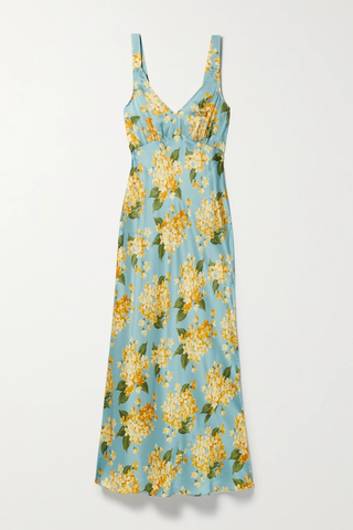 유럽직배송 리포메이션 원피스 REFORMATION Daytona floral-print silk-satin midi dress 1647597291034364