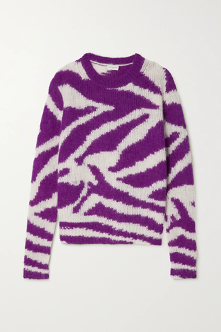 유럽직배송 드리스반노튼 스웨터 DRIES VAN NOTEN Jacquard-knit alpaca-blend sweater 46376663162428278