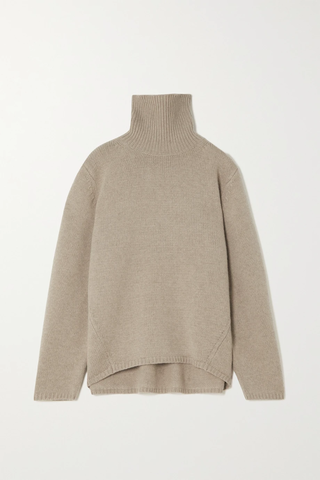 유럽직배송 토템 스웨터 TOTÊME Wool and cashmere-blend turtleneck sweater 43769801094967921
