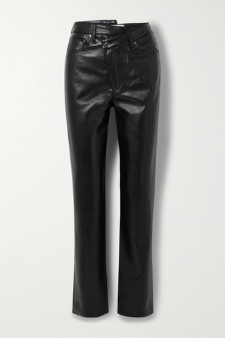 유럽직배송 에이골디 팬츠 AGOLDE Criss Cross recycled leather-blend pants 43769801097889541