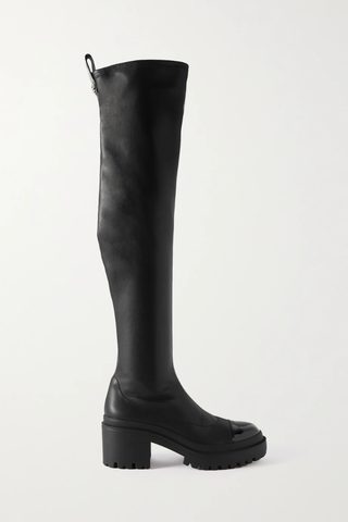 유럽직배송 쥬세페자노티 GIUSEPPE ZANOTTI Faux stretch-leather over-the-knee boots 1647597277778061