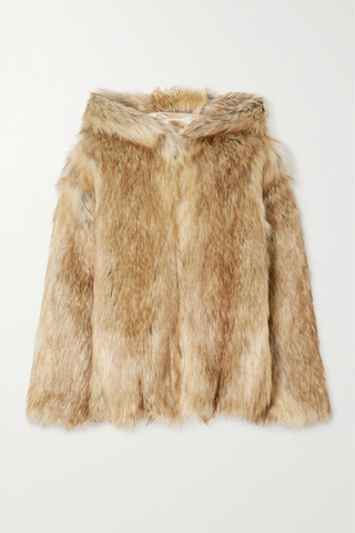 유럽직배송 HALFBOY Hooded faux fur jacket 45666037505063837