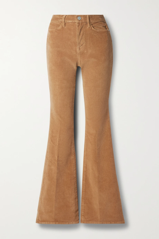 유럽직배송 프레임 팬츠 FRAME Le High Flare straight-leg cotton-blend corduroy pants 46376663162798893