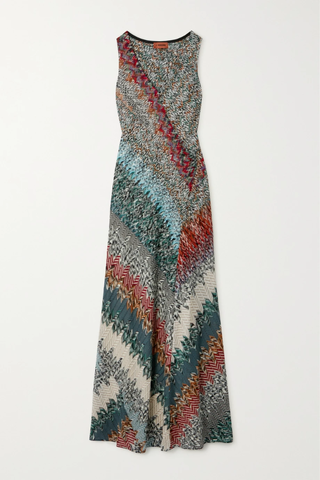 유럽직배송 미쏘니 원피스 MISSONI Striped crochet-knit wool-blend maxi dress 43769801095590414