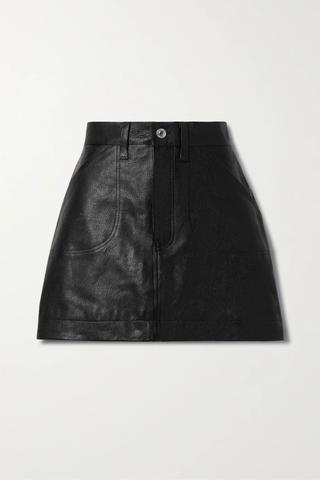 유럽직배송 리던 미니스커트 RE/DONE 70s textured-leather mini skirt 1647597284988082