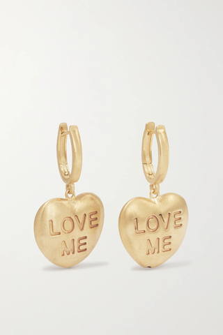 유럽직배송 로렌루빈스키 귀걸이 LAUREN RUBINSKI Love Me 14-karat gold earrings 1647597283810794