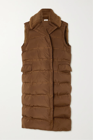 유럽직배송 막스마라 코트 MAX MARA Coccole alpaca-blend trimmed padded quilted shell coat 45666037504745357