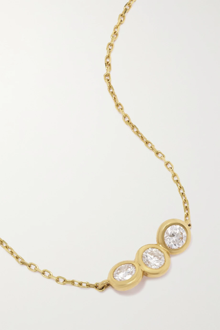 유럽직배송 COURBET Origine 2 Courbet 18-karat recycled gold, laboratory-grown diamond and emerald necklace 42247633208883018